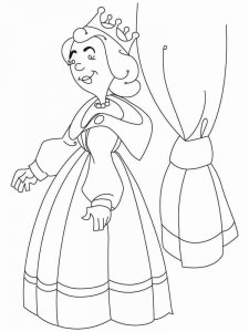 Queen coloring page 12 - Free printable