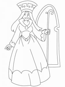 Queen coloring page 13 - Free printable