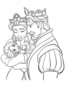 Queen coloring page 17 - Free printable