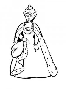 Queen coloring page 6 - Free printable
