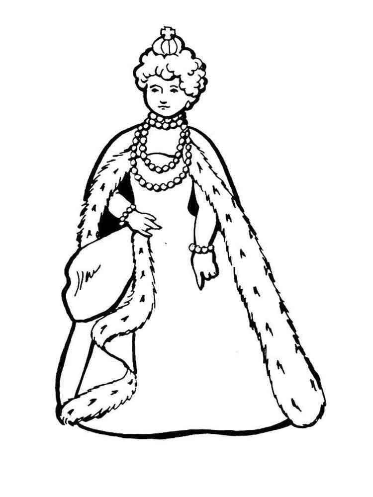 Queen coloring pages Free Printable Queen coloring pages
