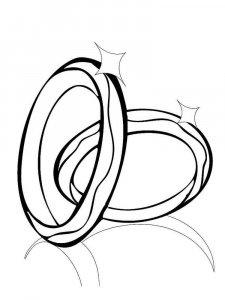 Ring coloring page 12 - Free printable
