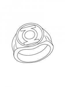 Ring coloring page 13 - Free printable