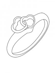 Ring coloring page 17 - Free printable