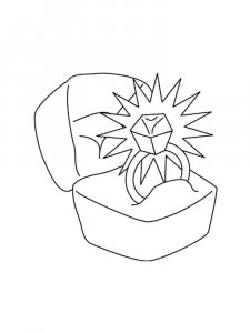 Ring coloring page 20 - Free printable