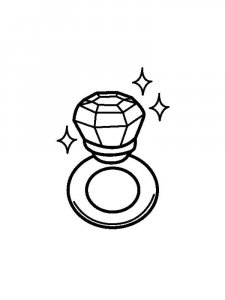 Ring coloring page 21 - Free printable