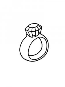 Ring coloring page 25 - Free printable