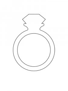 Ring coloring page 28 - Free printable