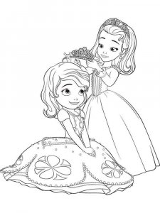 Sofia the First coloring page 22 - Free printable