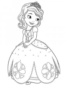 Sofia the First coloring page 16 - Free printable