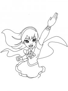 Supergirl coloring page 20 - Free printable