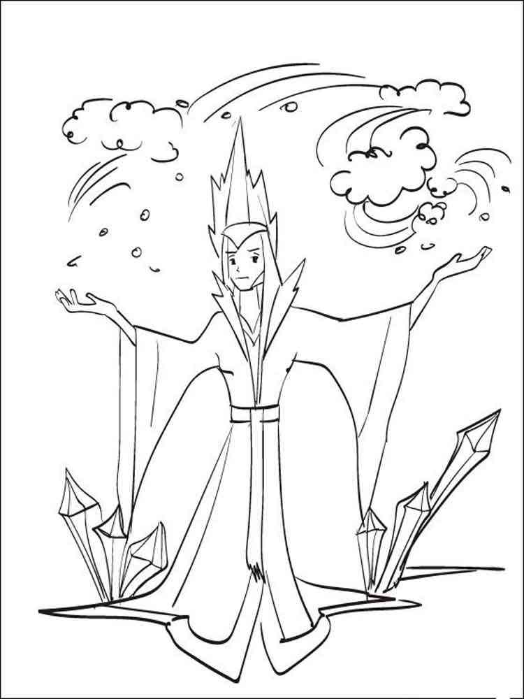 The Snow Queen coloring pages. Free Printable The Snow ...