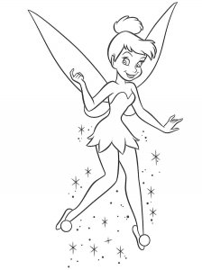 Tinker Bell coloring page