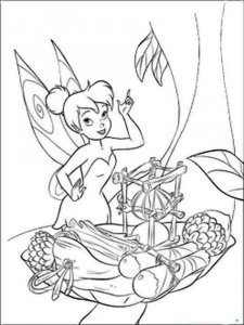 Coloring page Fairy Tinker Bell
