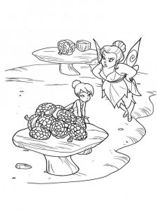 Coloring page Mary and Tinker Bell