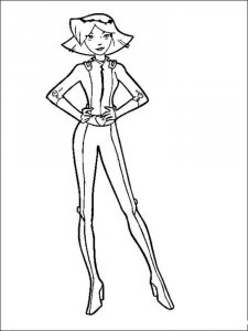 Totally Spies coloring page 12 - Free printable