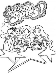 Totally Spies coloring page 17 - Free printable
