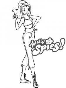 Totally Spies coloring page 18 - Free printable