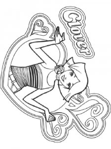 Totally Spies coloring page 19 - Free printable