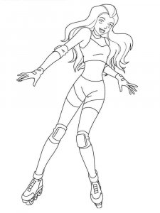 Totally Spies coloring page 2 - Free printable
