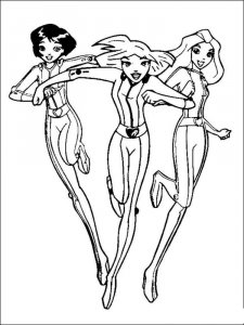 Totally Spies coloring page 8 - Free printable