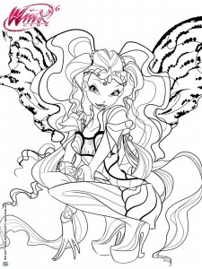 Layla WINX coloring page 33 - Free printable