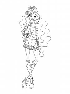 Layla WINX coloring page 25 - Free printable