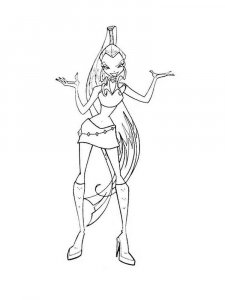Layla WINX coloring page 18 - Free printable
