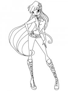 Layla WINX coloring page 19 - Free printable