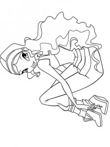 Layla WINX coloring page 22 - Free printable