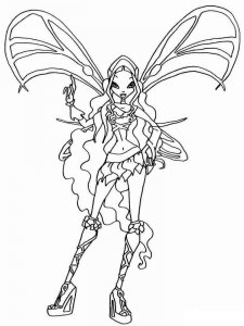 Layla WINX coloring page 23 - Free printable