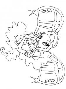Layla WINX coloring page 9 - Free printable