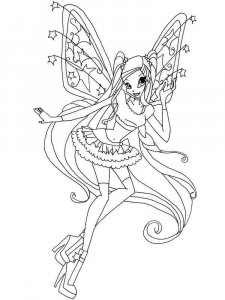 Stella WINX coloring page 13 - Free printable