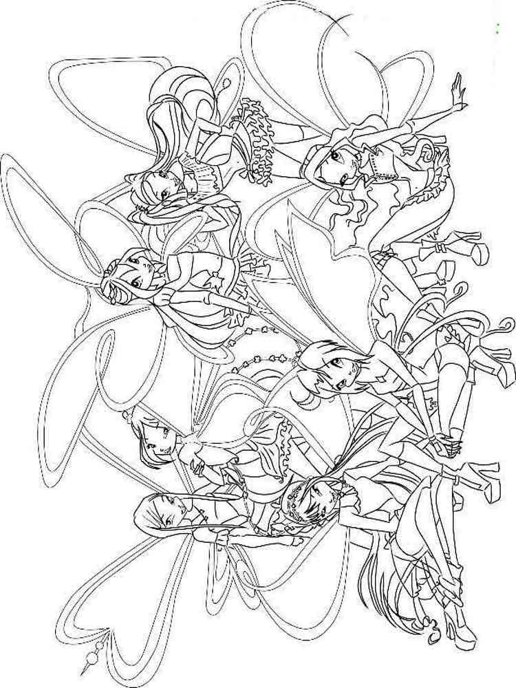 Winx club coloring pages Download and print Winx club