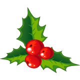 Christmas Holly coloring pages
