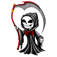 Grim Reaper coloring pages
