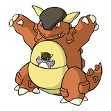 Kangaskhan coloring pages