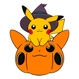 Pokemon Halloween coloring pages