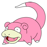 Slowpoke coloring pages