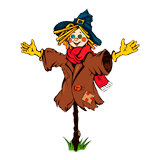 Scarecrow coloring pages