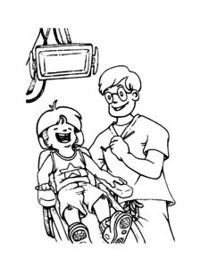 Dentist coloring page 6 - Free printable