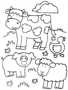 Farm coloring page 10 - Free printable