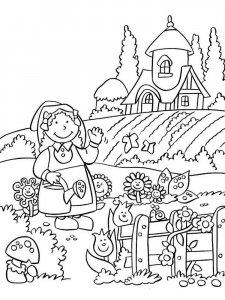 Farm coloring page 21 - Free printable