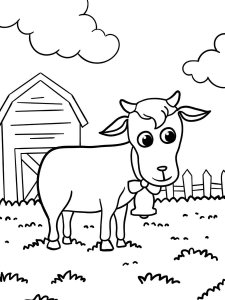 Farm coloring page 27 - Free printable