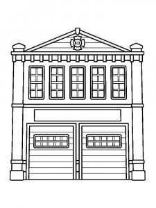 Fire Department coloring page 12 - Free printable