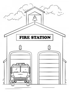 Fire Department coloring page 7 - Free printable