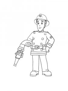 Fireman Sam coloring page 7 - Free printable