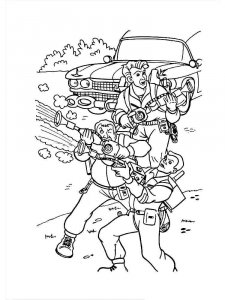 Ghostbusters coloring page 21 - Free printable
