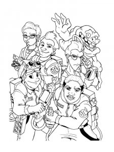 Ghostbusters coloring page 24 - Free printable