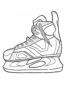 Ice Skates coloring page 10 - Free printable